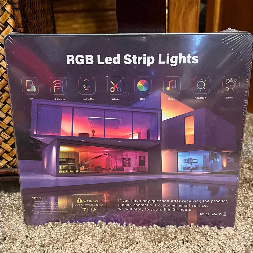 RGB LED Strip Lights - Picture 2 of 3